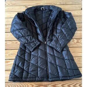 Patagonia Black Diamond-Quilt Long Puffer Coat